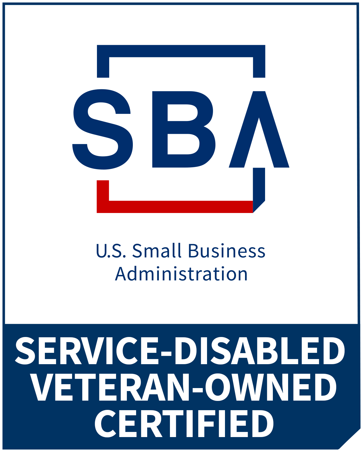SBA Service-Disabled Veteran-Owned certified
